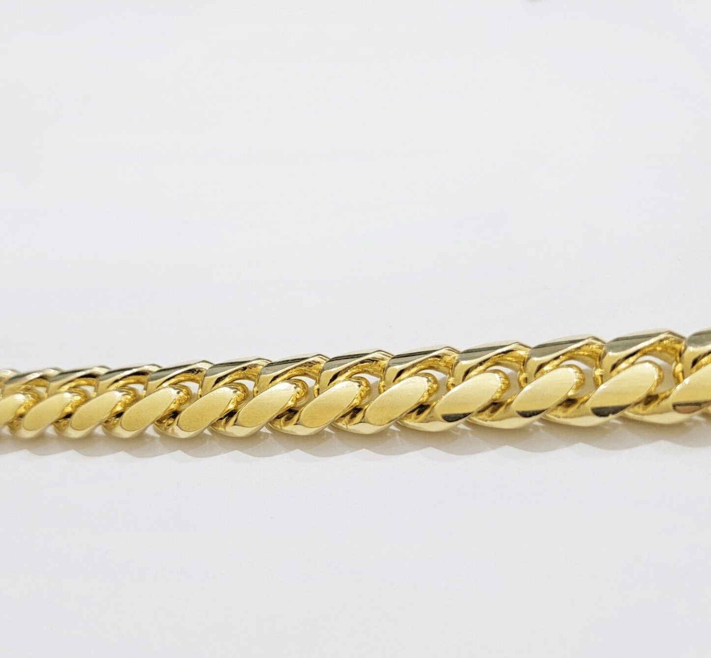 Mens 14k Gold Bracelet Solid Miami Cuban Link 13mm 9.5 Inch Real 14kt Heavy - Reva Jeweler