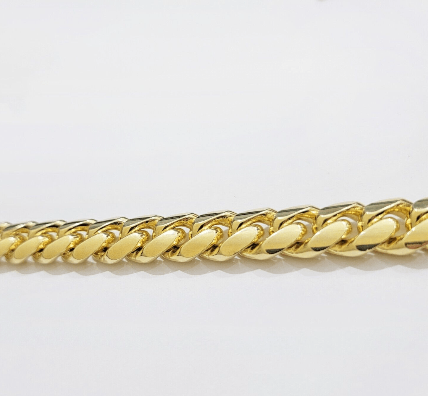 Mens 14k Gold Bracelet Solid Miami Cuban Link 13mm 9.5 Inch Real 14kt Heavy - Reva Jeweler