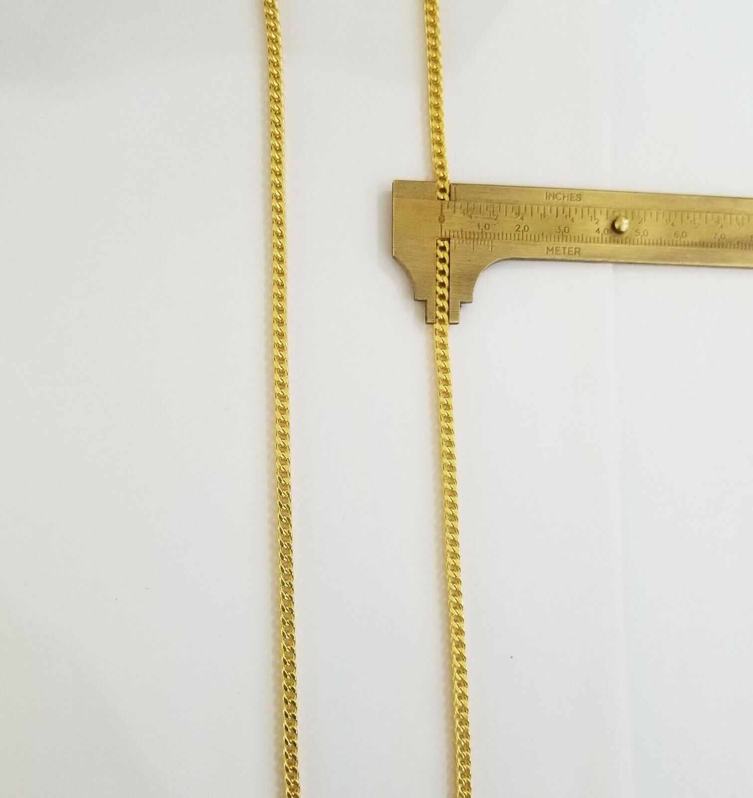 Real 10k Franco Yellow gold Chain 3mm 26 inch necklace lobster lock 10kt - Reva Jeweler