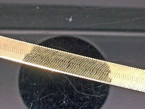 Real 10k Gold 20" Inch 7mm Herringbone Necklace chain Men Women - Reva Jeweler