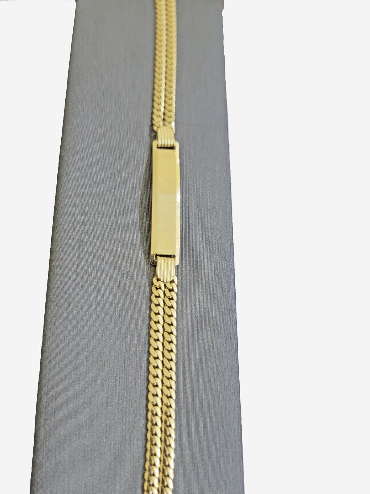 REAL 10k Gold Baby Bracelet ID Miami Cuban Link 5mm 6 Inch Kids SOLID , STRONG - Reva Jeweler