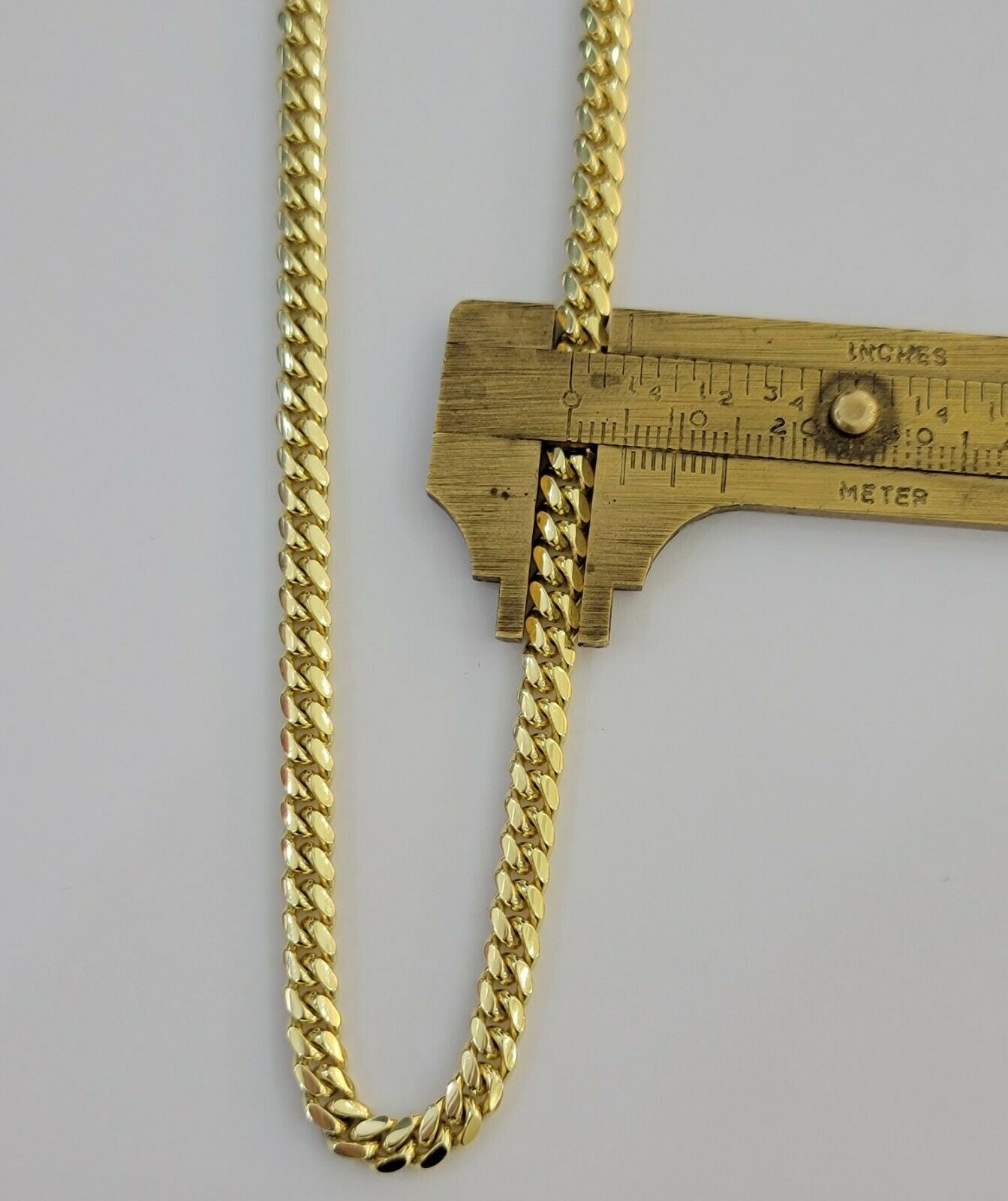 Real 10k Gold Chain Miami Cuban Link 5MM Necklace 18" - 24" SOLID 10kt Men Women - Reva Jeweler