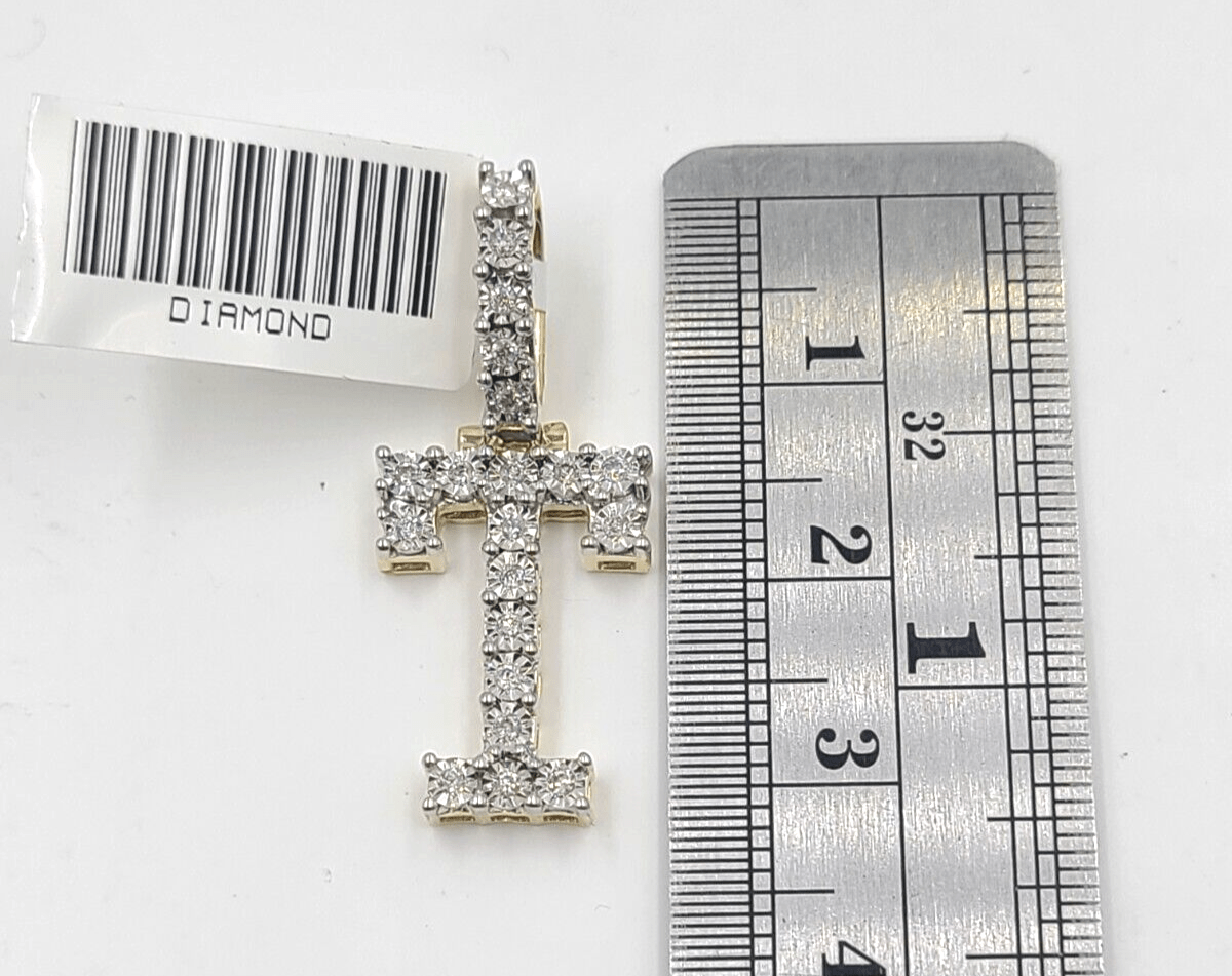 Real 10k Gold & Diamond Letter "T" Initial Alphabet Charm/Pendant 1.25". - Reva Jeweler