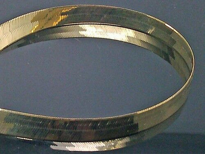 REAL 10K Gold Herringbone chain Necklace 26" Inch 10mm Lobster lock - Reva Jeweler