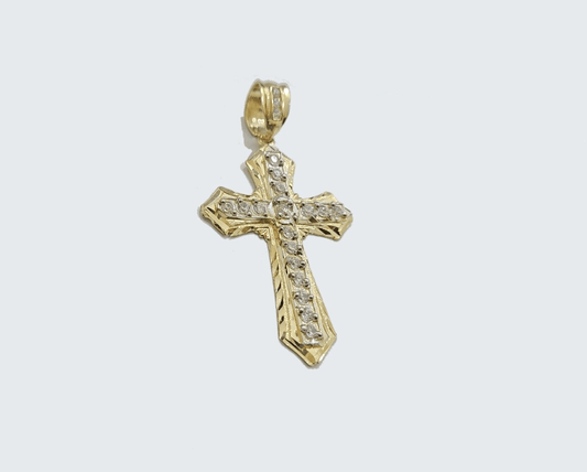 Real 10k Gold Jesus Crucifix Cross Pendant Charm 10kt Yellow 2'' Inch For Chain - Reva Jeweler