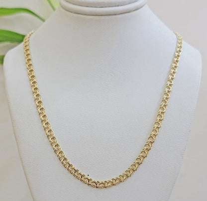 Real 10k Gold Kids Chino Chain Necklace 16 Inch 5mm SOLID 10KT Yellow Gold - Reva Jeweler