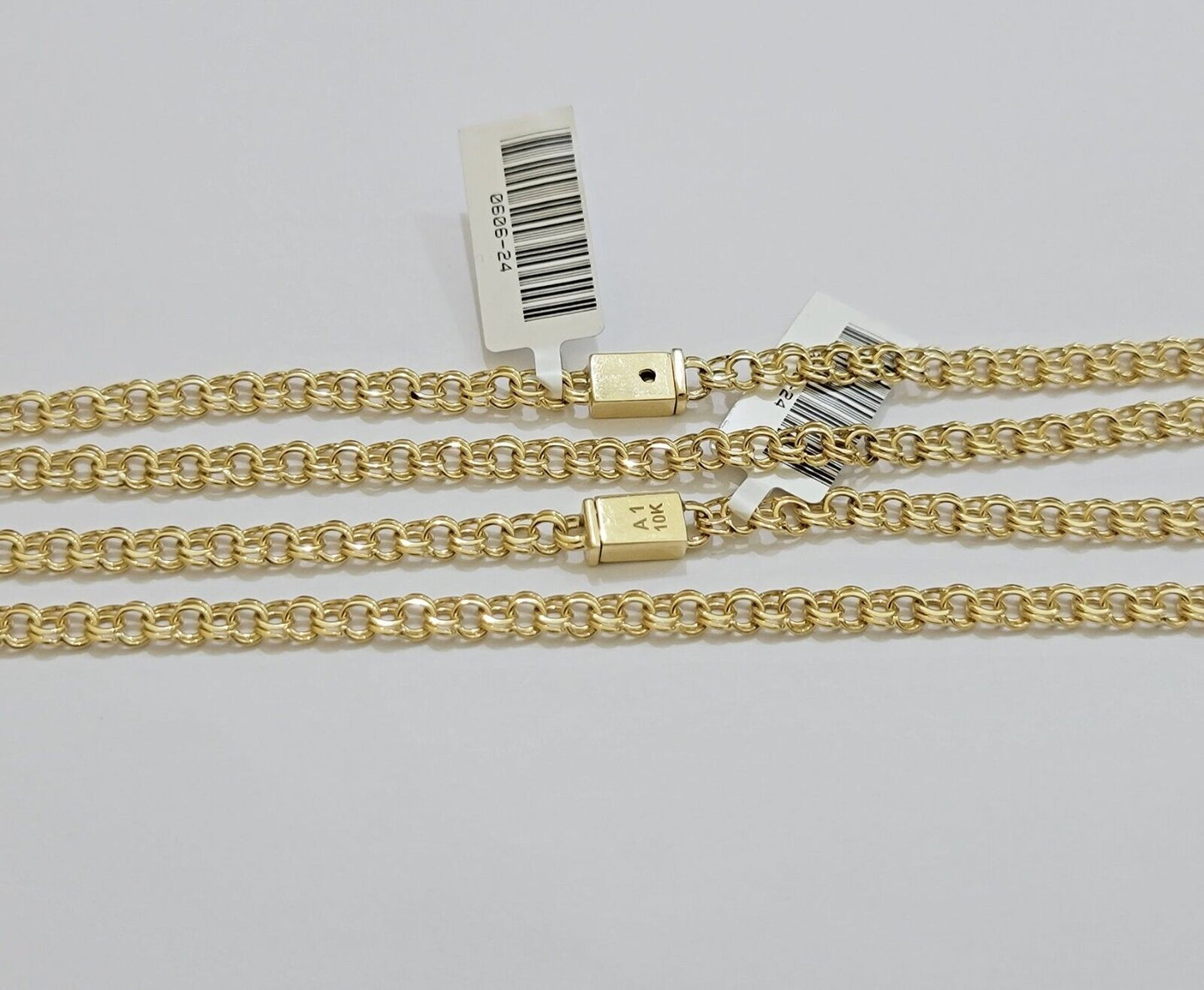 Real 10k Gold Kids Chino Chain Necklace 16 Inch 5mm SOLID 10KT Yellow Gold - Reva Jeweler