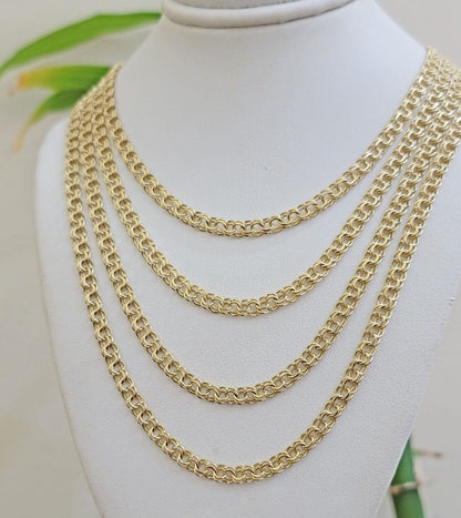Real 10k Gold Kids Chino Chain Necklace 16 Inch 5mm SOLID 10KT Yellow Gold - Reva Jeweler