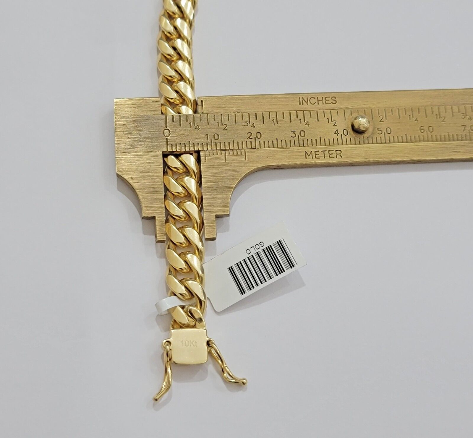 REAL 10k Gold Miami Cuban Bracelet 8" 8mm 10 kt Yellow Gold Strong SOLID Links - Reva Jeweler
