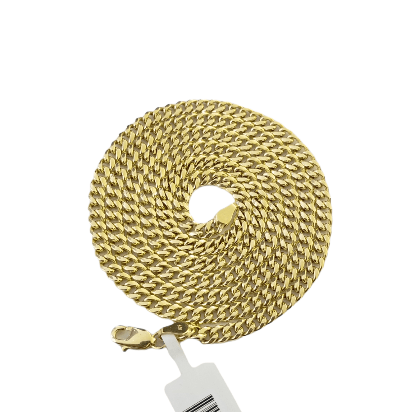 Real 10k Gold Praying Hand Cross Charm Pendent 4mm Cuban Chain 18" - 30" Inch - Reva Jeweler