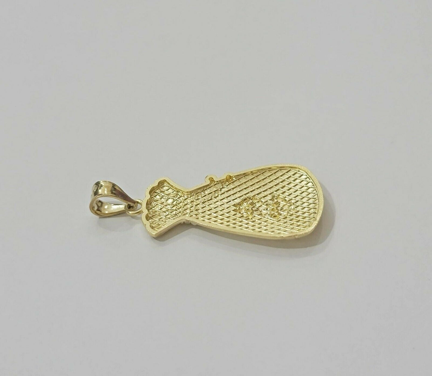 REAL 10k Gold Rope Chain Charm Pendant SET 3mm Necklace 18 - 28" Money Dollar Bag - Reva Jeweler