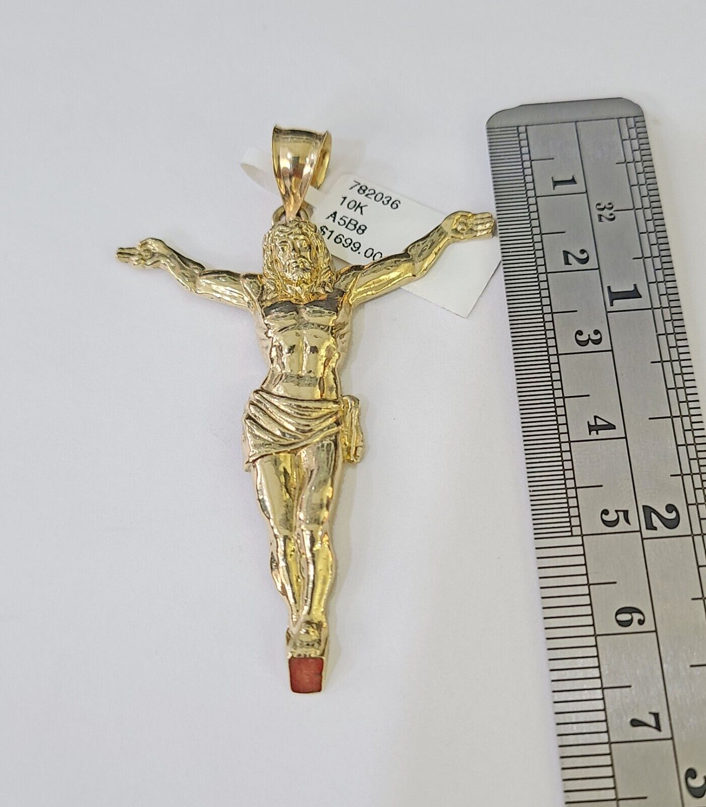 Real 10k Miami Cuban Chain Jesus Charm Set 4mm Yellow Gold Necklace Pendant - GoldenlinQ