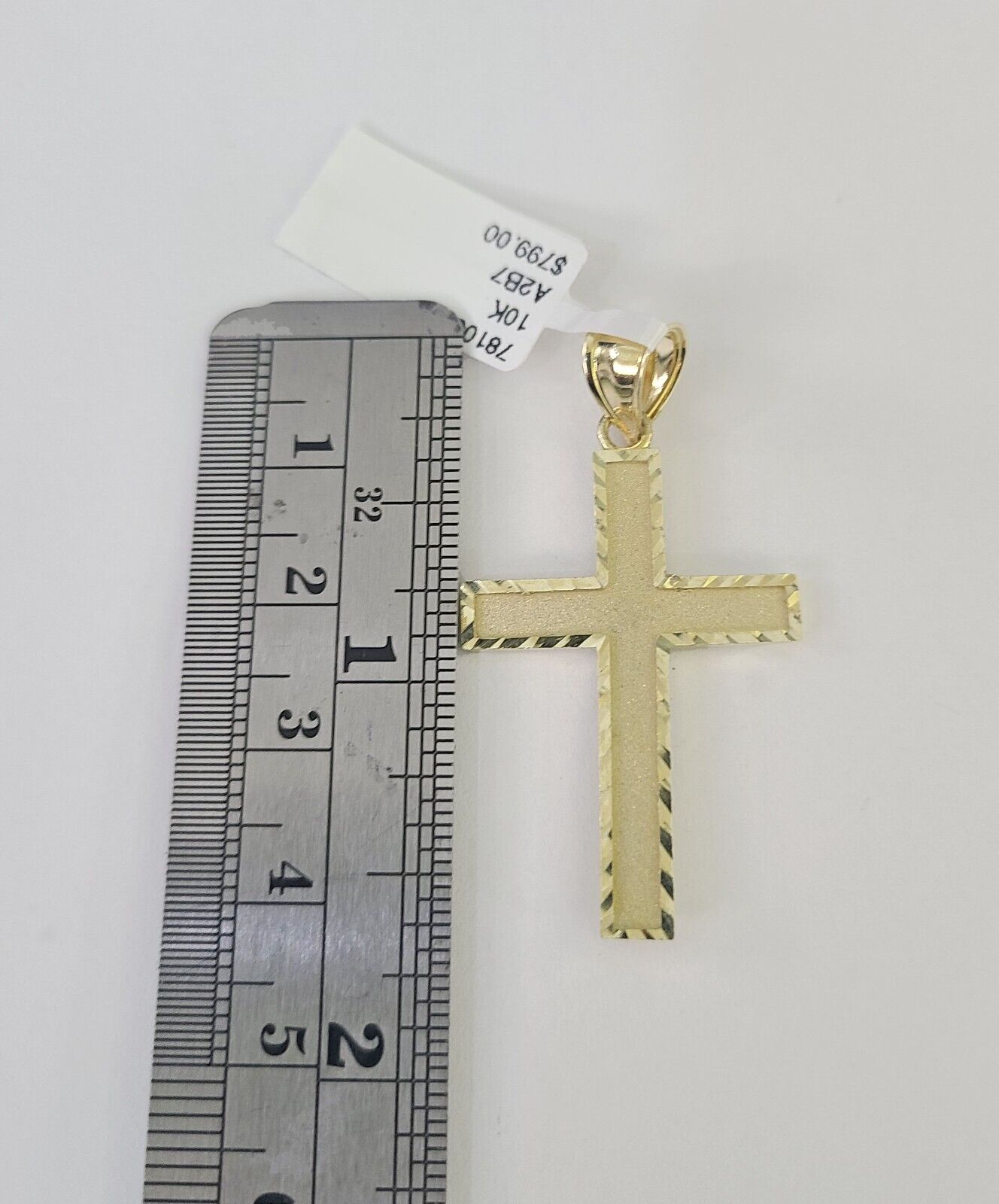 Real 10k Rope Chain Jesus Cross Charm Necklace Pendant Set 5mm 20" - 30" Inch Gold - Reva Jeweler