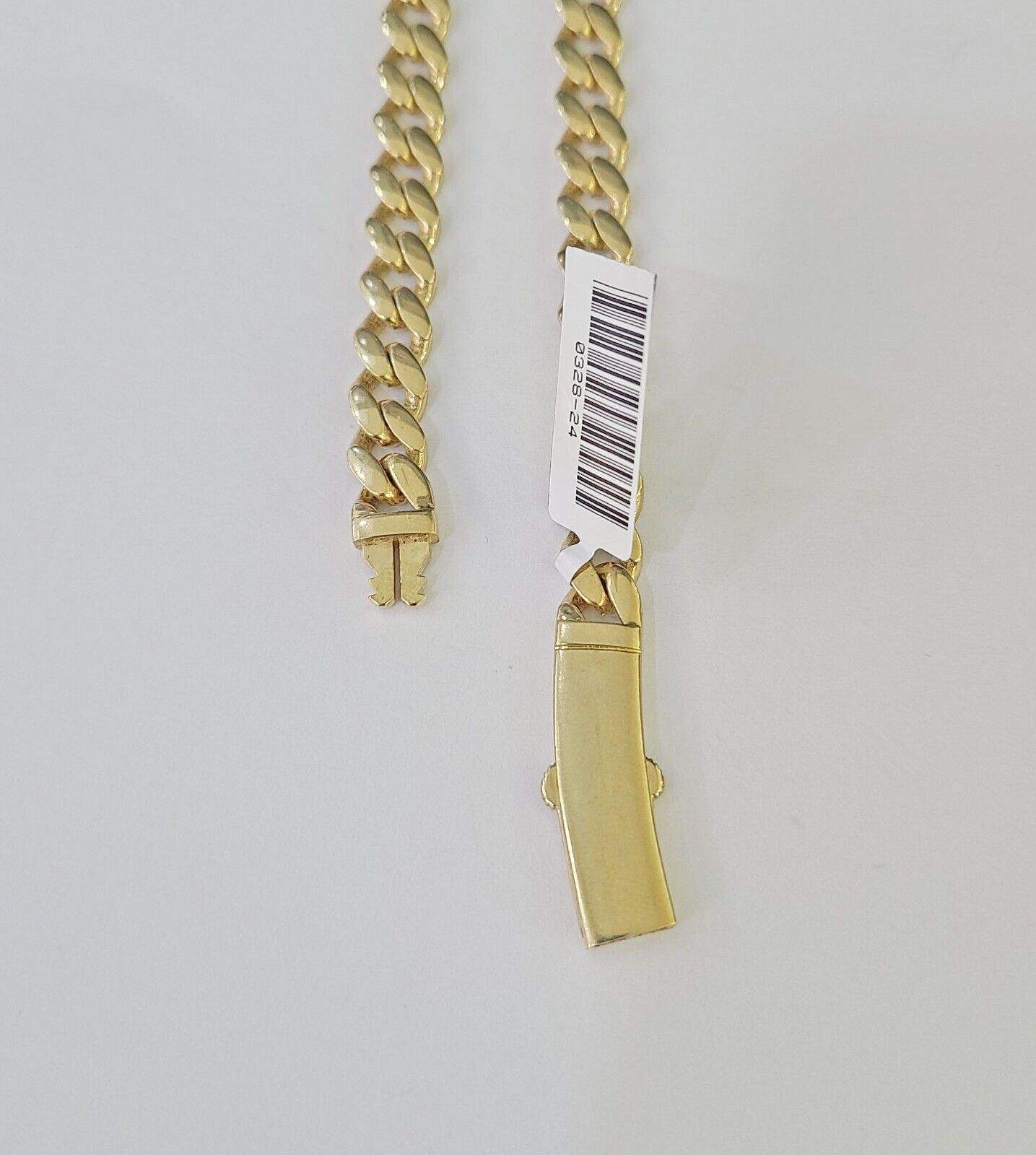 Real 10k Royal Monaco Chain 6mm 20 inches Yellow Gold Necklace Men Women - GoldenlinQ