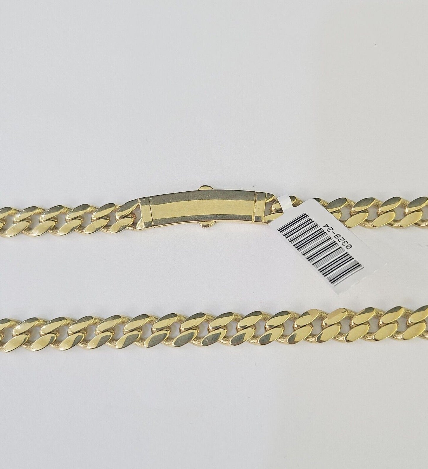 Real 10k Royal Monaco Chain 6mm 20 inches Yellow Gold Necklace Men Women - GoldenlinQ