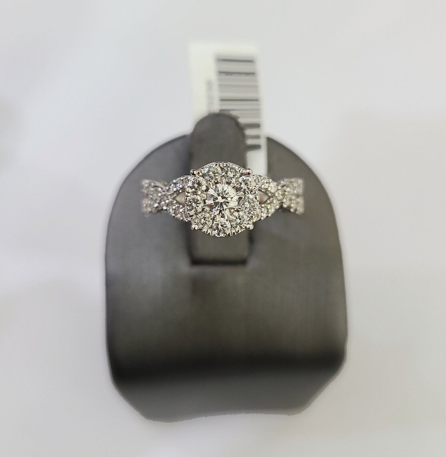 REAL 10k White Gold Diamond Ring Wedding Engagement Ring Genuine - Reva Jeweler