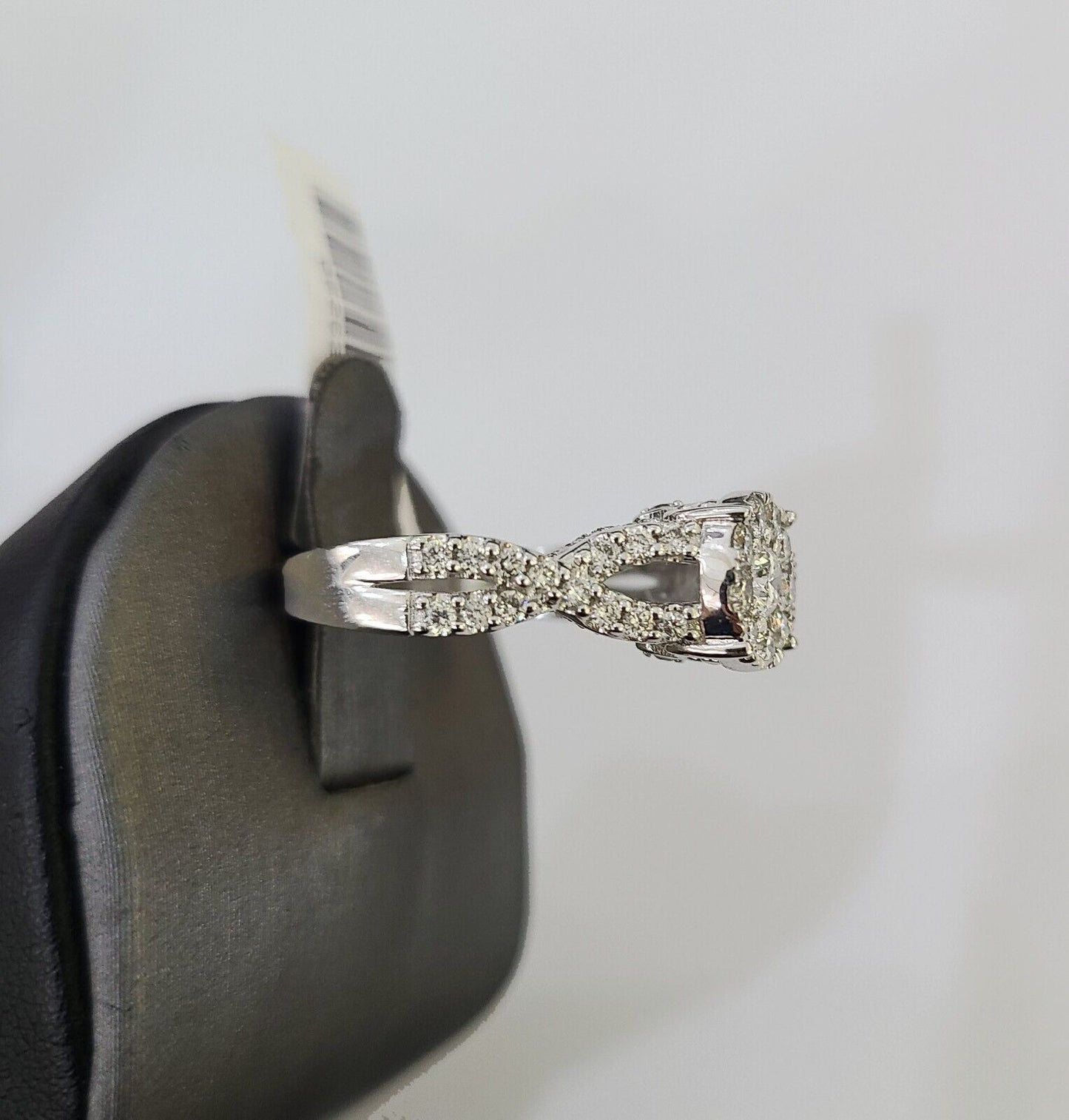 REAL 10k White Gold Diamond Ring Wedding Engagement Ring Genuine - Reva Jeweler