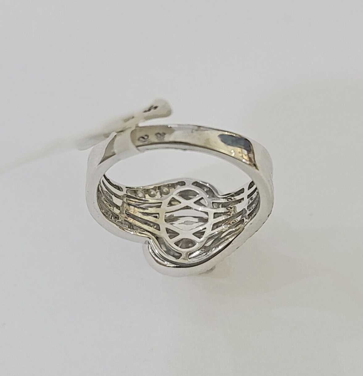 Real 10k White Yellow Gold Diamond Ring Womens Ring Genuine 10Kt - Reva Jeweler