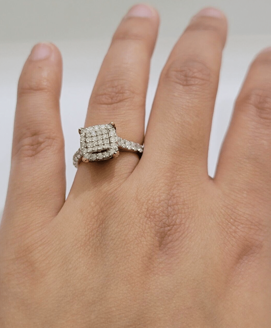 Real 10k Yellow Gold 1.35CT Diamond Ring Women Band Natural Genuine Wedding SALE - Reva Jeweler