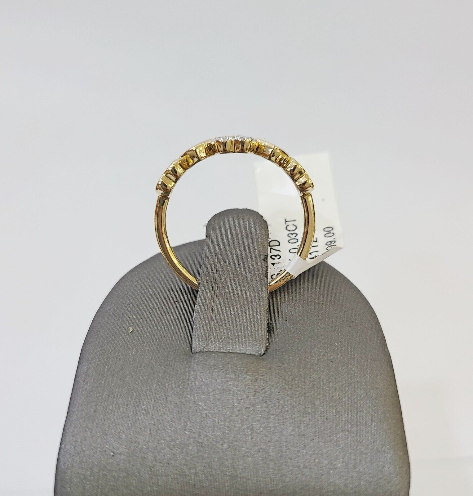 Real 10k Yellow Gold Diamond Ladies Ring Heart Shaped Women Engagement Wedding - Reva Jeweler
