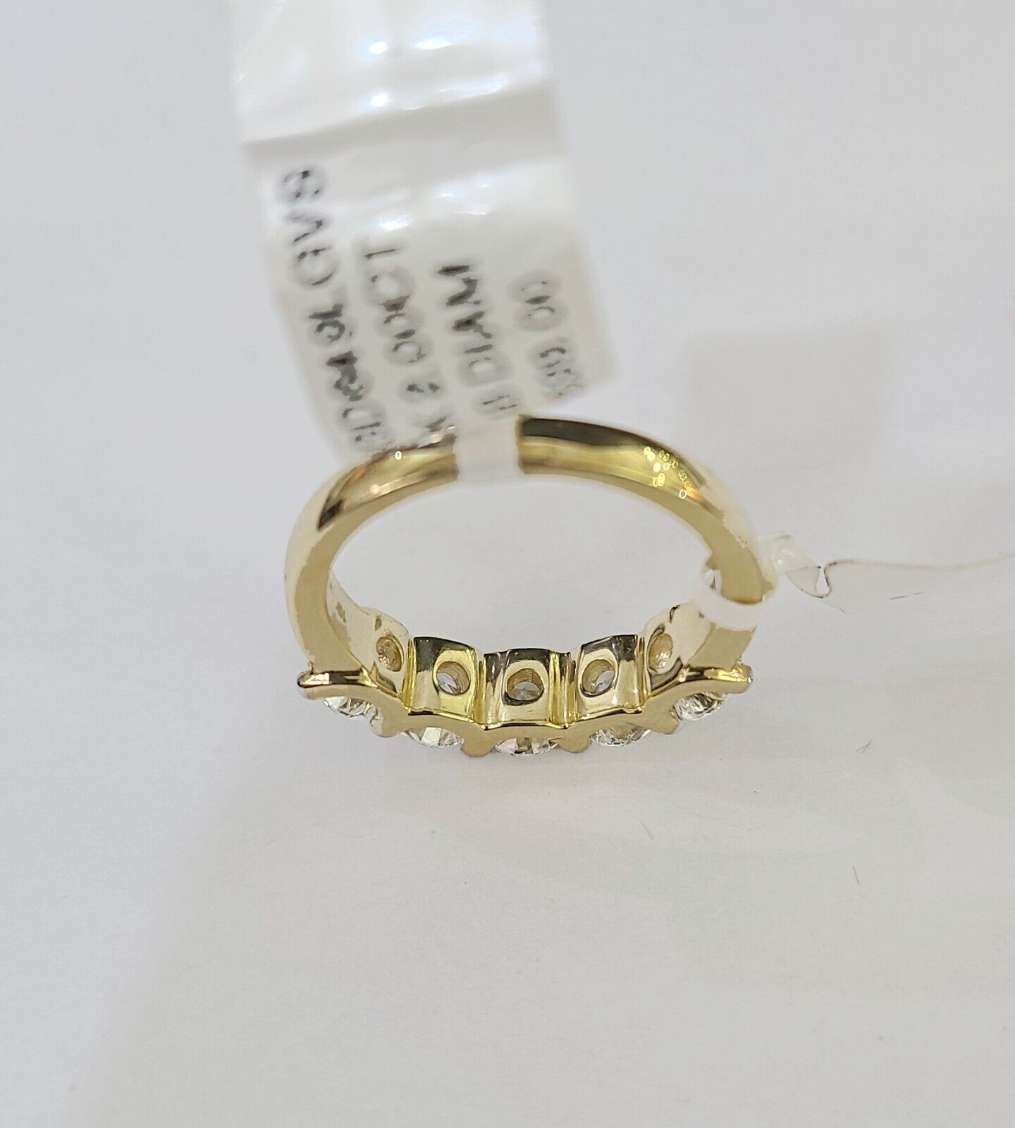 Real 10k Yellow Gold Diamond Ladies Ring Lab Created Women Engagement Wedding - Reva Jeweler