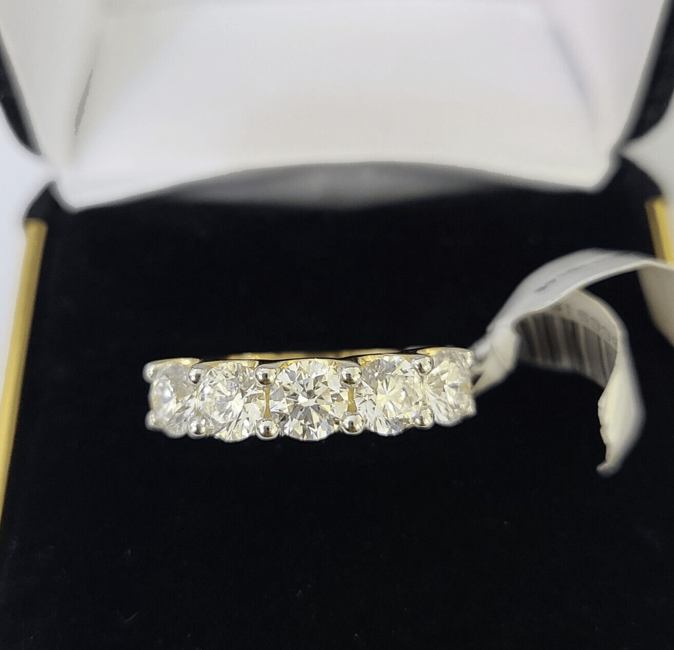 Real 10k Yellow Gold Diamond Ladies Ring Lab Created Women Engagement Wedding - Reva Jeweler