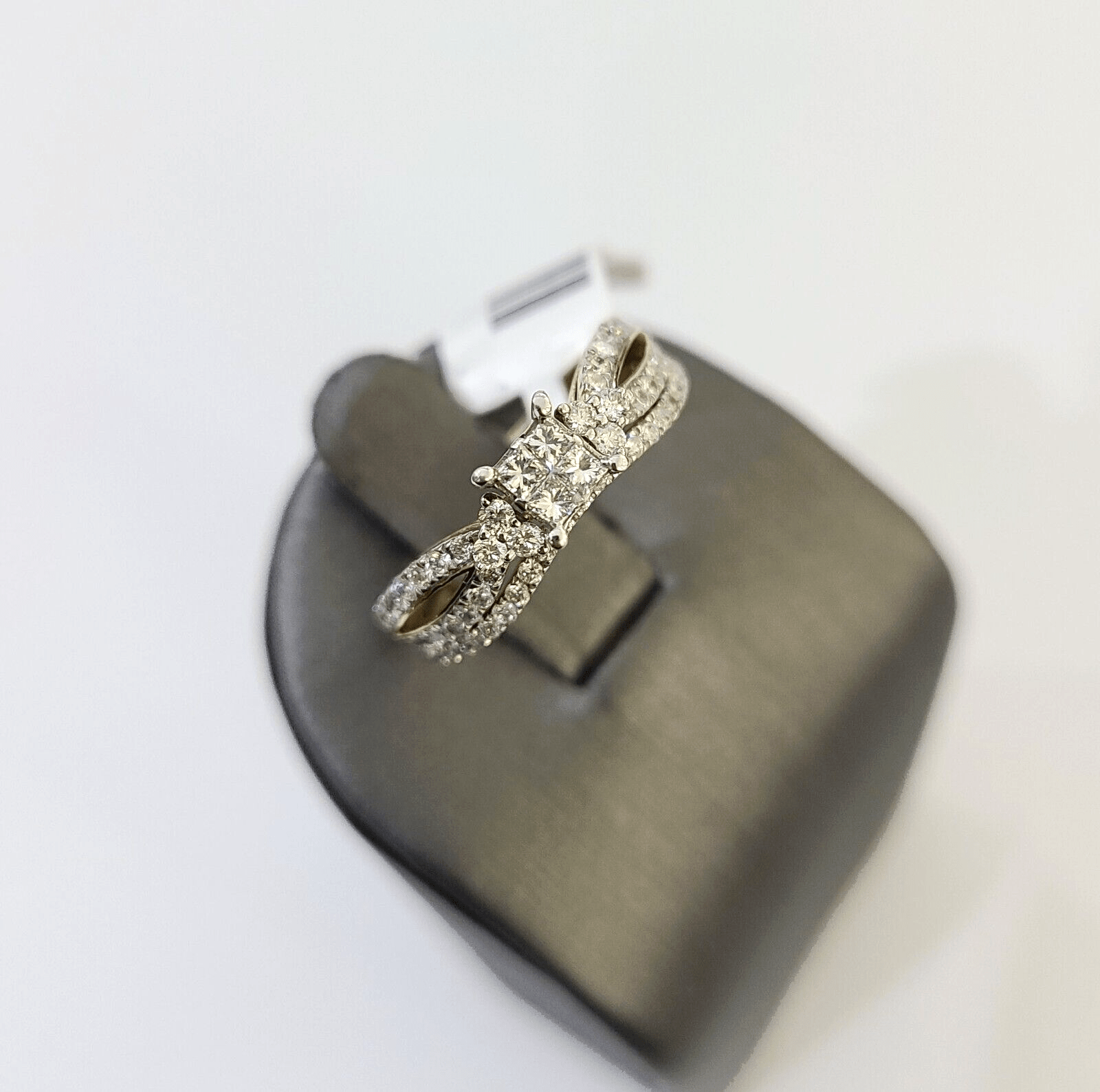 Real 10k Yellow Gold Diamond Ladies Ring SET Women Engagement Wedding - Reva Jeweler
