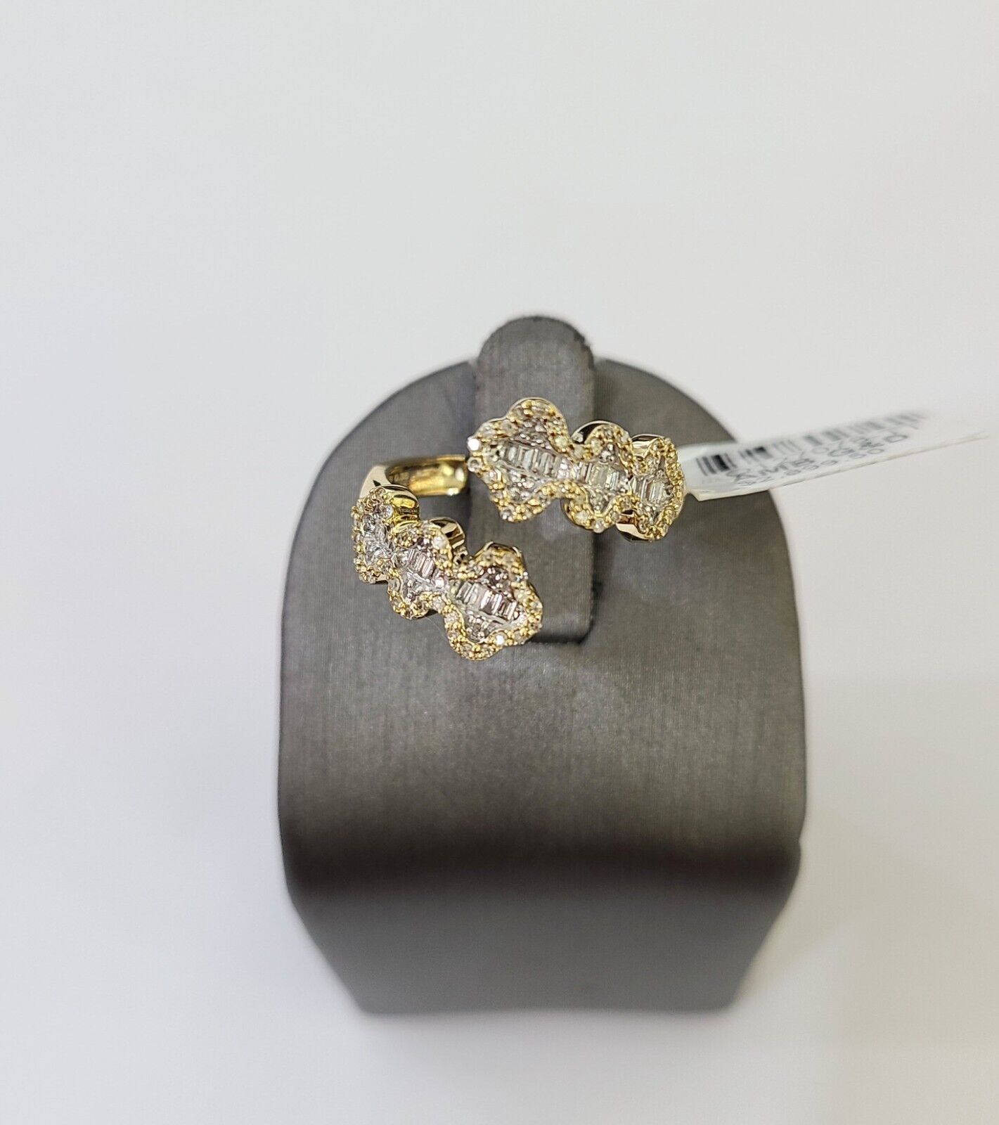 Real 10k Yellow Gold Diamond Ladies Ring Women Casual Engagement Wedding - Reva Jeweler