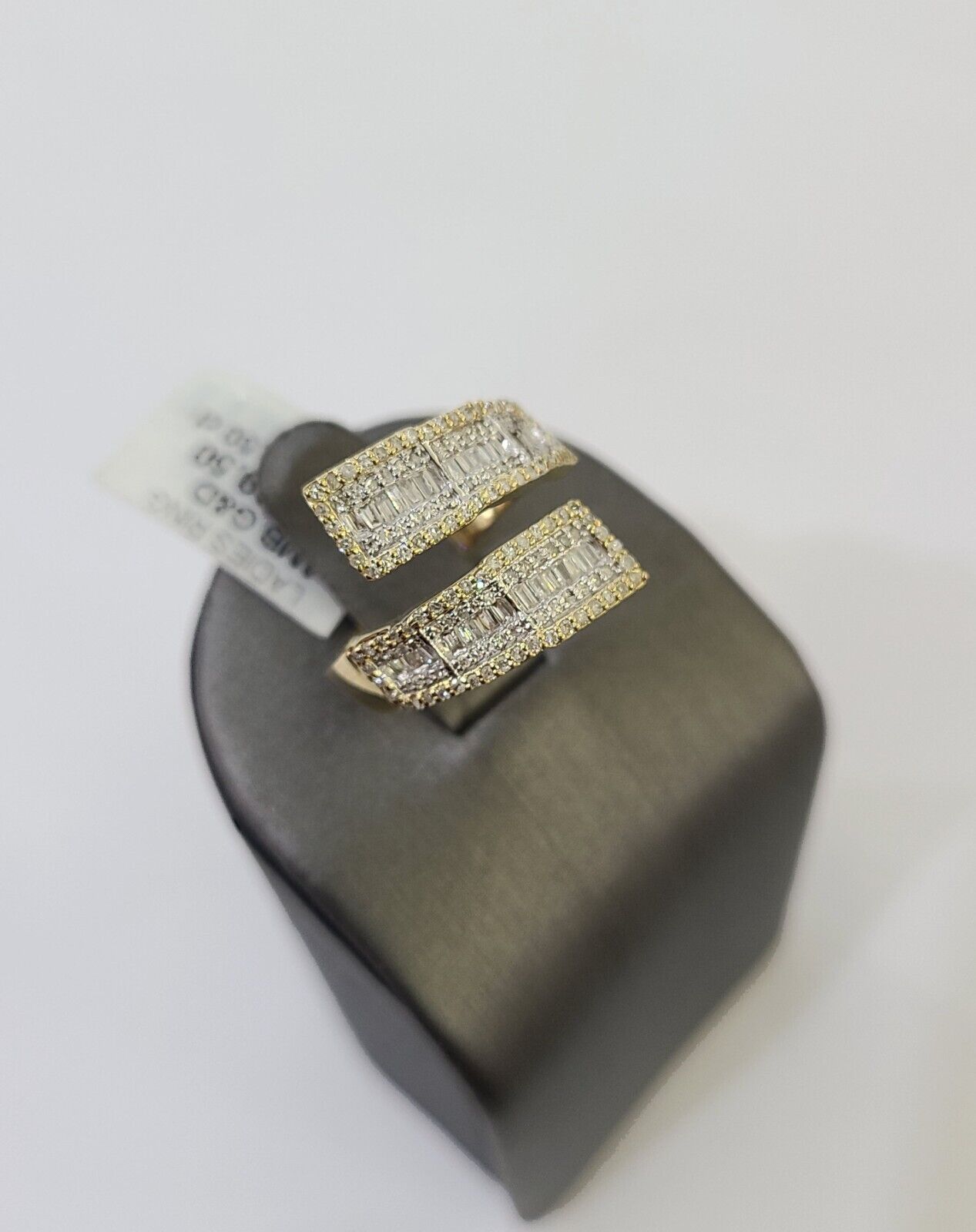 Real 10k Yellow Gold Diamond Ladies Ring Women Casual Engagement Wedding - Reva Jeweler