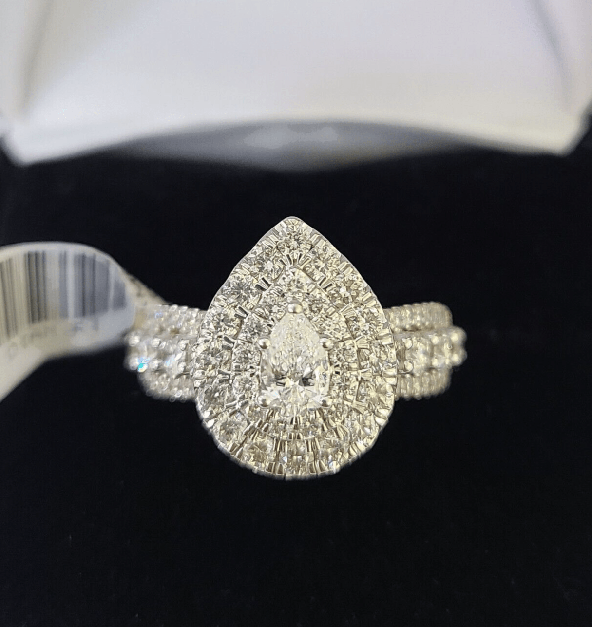 Real 10k Yellow Gold Diamond Ladies Ring Women Engagement Wedding Genuine - Reva Jeweler