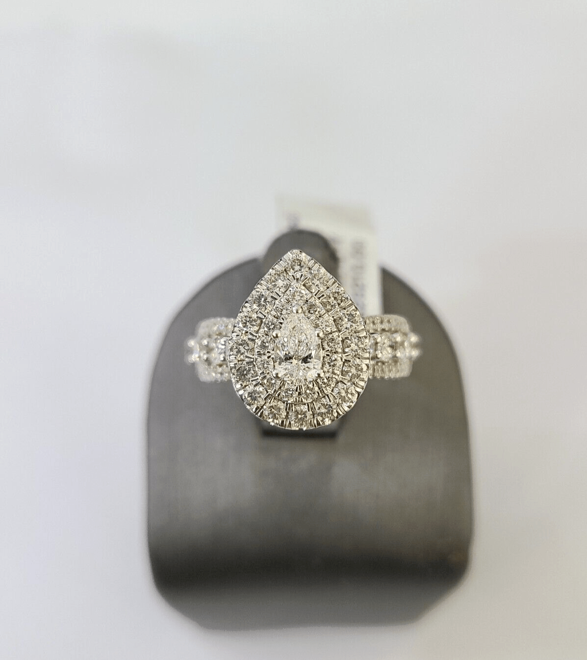 Real 10k Yellow Gold Diamond Ladies Ring Women Engagement Wedding Genuine - Reva Jeweler