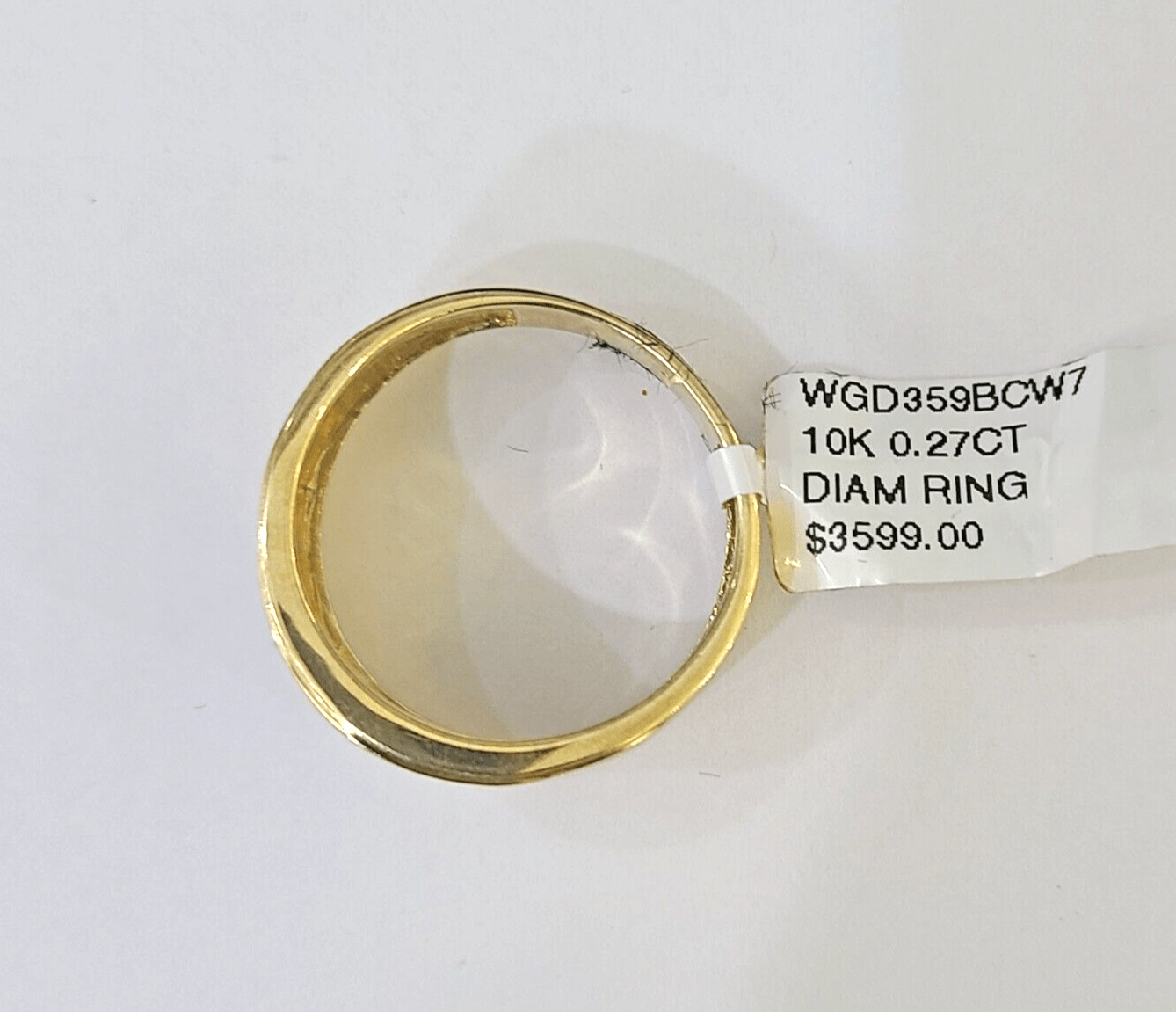 Real 10k Yellow Gold Diamond Mens Ring Band Wedding Genuine Natural - Reva Jeweler