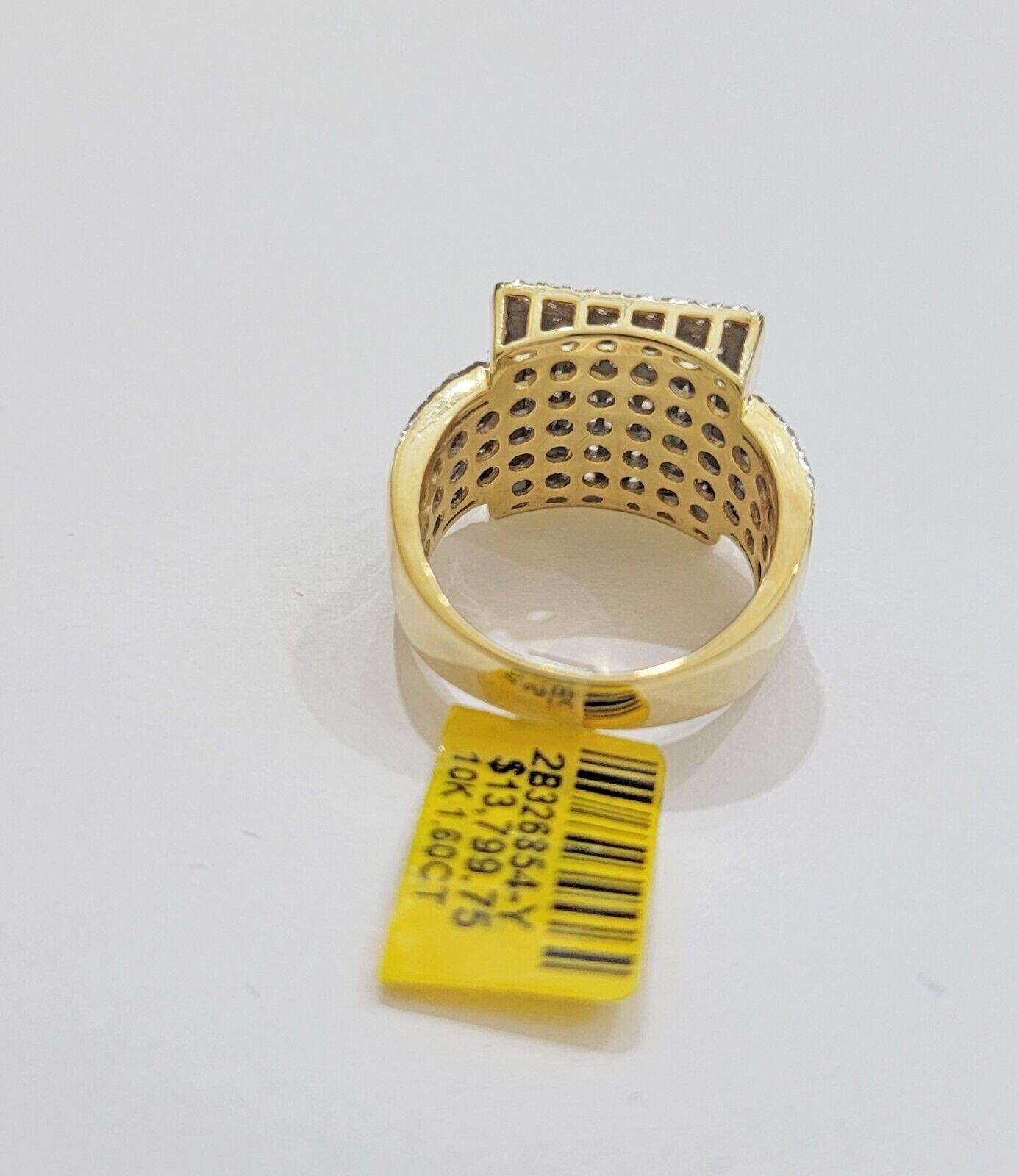 Real 10k Yellow Gold Diamond Mens Ring Size 10 1.60 CT Natural Diamonds ON SALE - Reva Jeweler