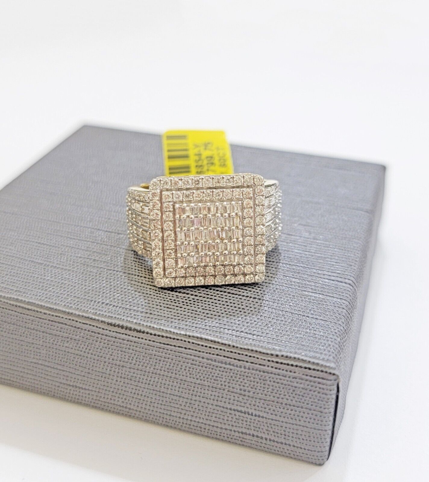 Real 10k Yellow Gold Diamond Mens Ring Size 10 1.60 CT Natural Diamonds ON SALE - Reva Jeweler