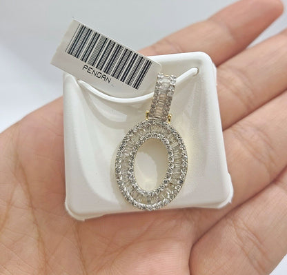 Real 10K Yellow Gold Initials Diamond Cut Charm A - Z Pendant Alphabets - Reva Jeweler