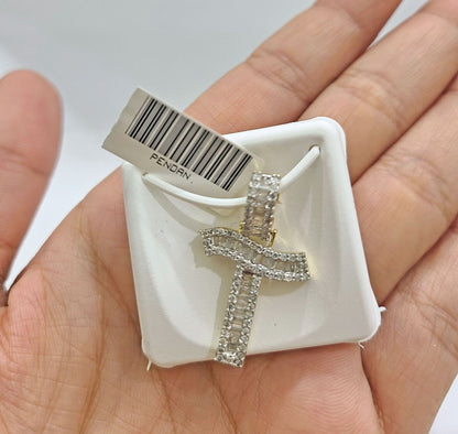 Real 10K Yellow Gold Initials Diamond Cut Charm A - Z Pendant Alphabets - Reva Jeweler