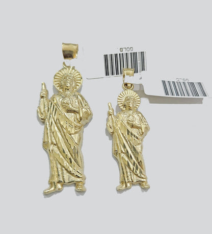 Real 10K Yellow Gold Juda Charm for 1 - 1.5'' inches Gold Pendant - GoldenlinQ