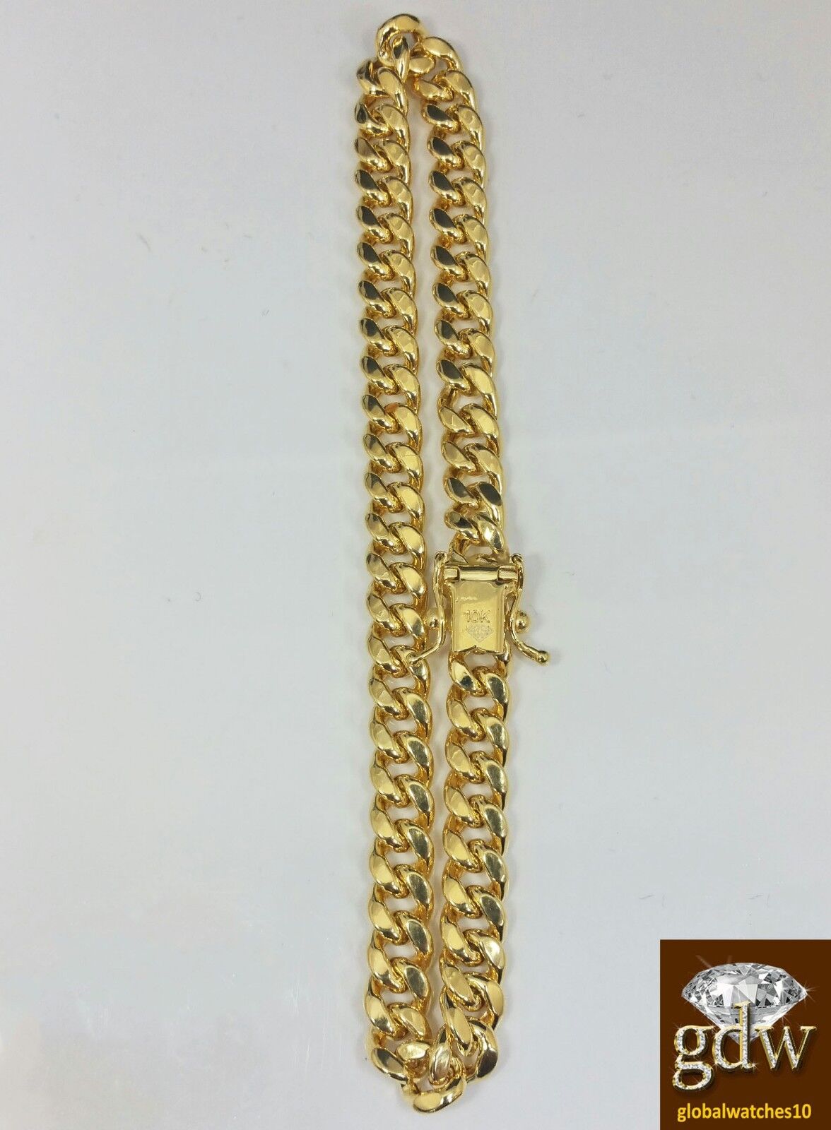 Real 10k Yellow Gold Miami Cuban Bracelet 6mm 8.5" Box Lock - Reva Jeweler