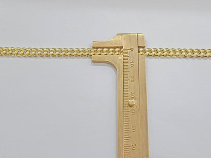 Real 10k Yellow Gold Miami Cuban Link Bracelet 9" inch 6mm 10kt Box Lock Men - Reva Jeweler
