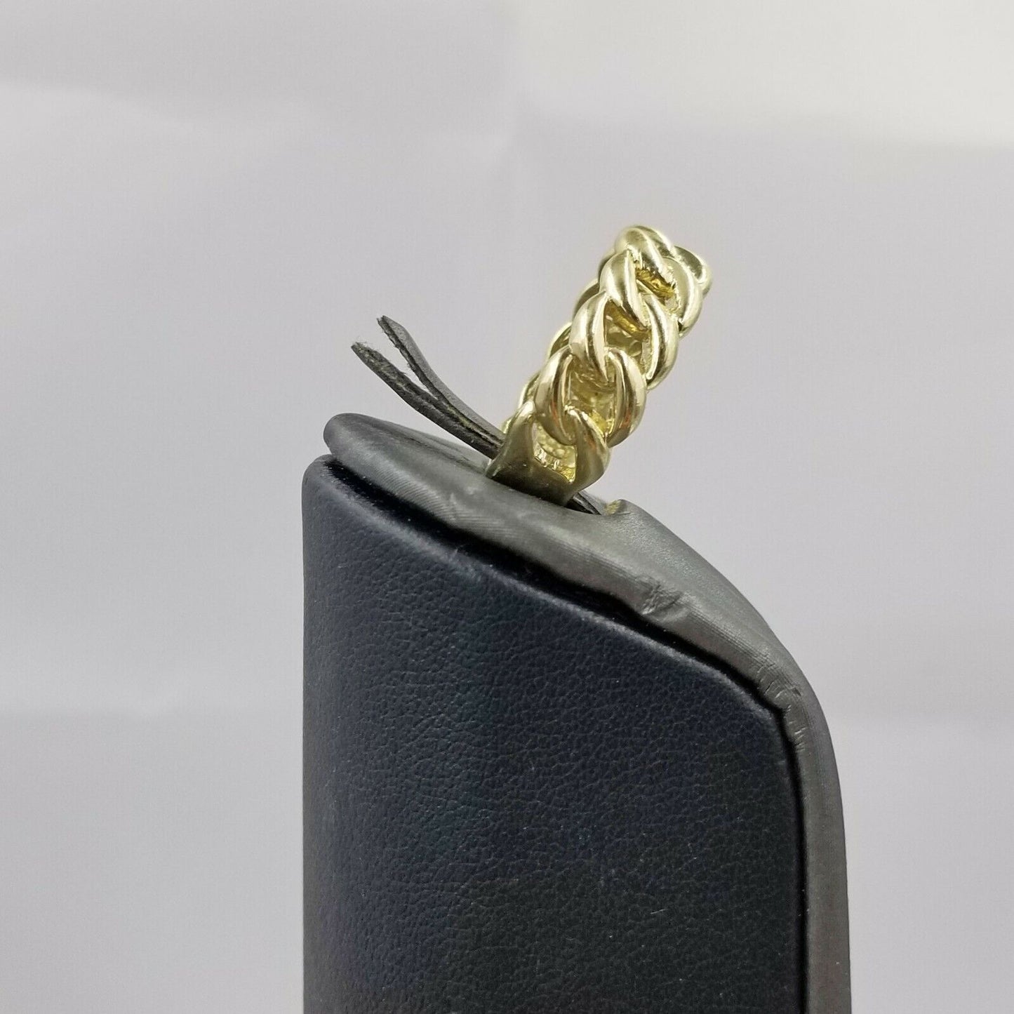 REAL 10K Yellow Gold Miami Cuban Ring Band Style Sizable Rings Men Women Pinky - Reva Jeweler