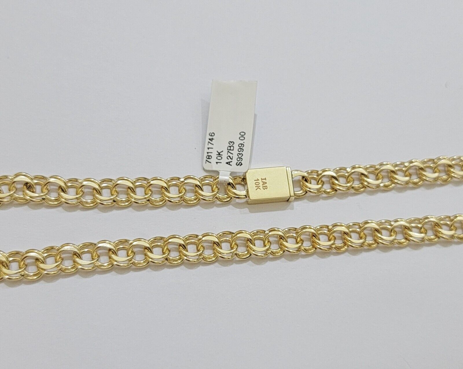 Real 10k Yellow Gold Necklace Chain Chino Link 6mm SOLID 18 - 26 Inch Mens 10Kt - Reva Jeweler