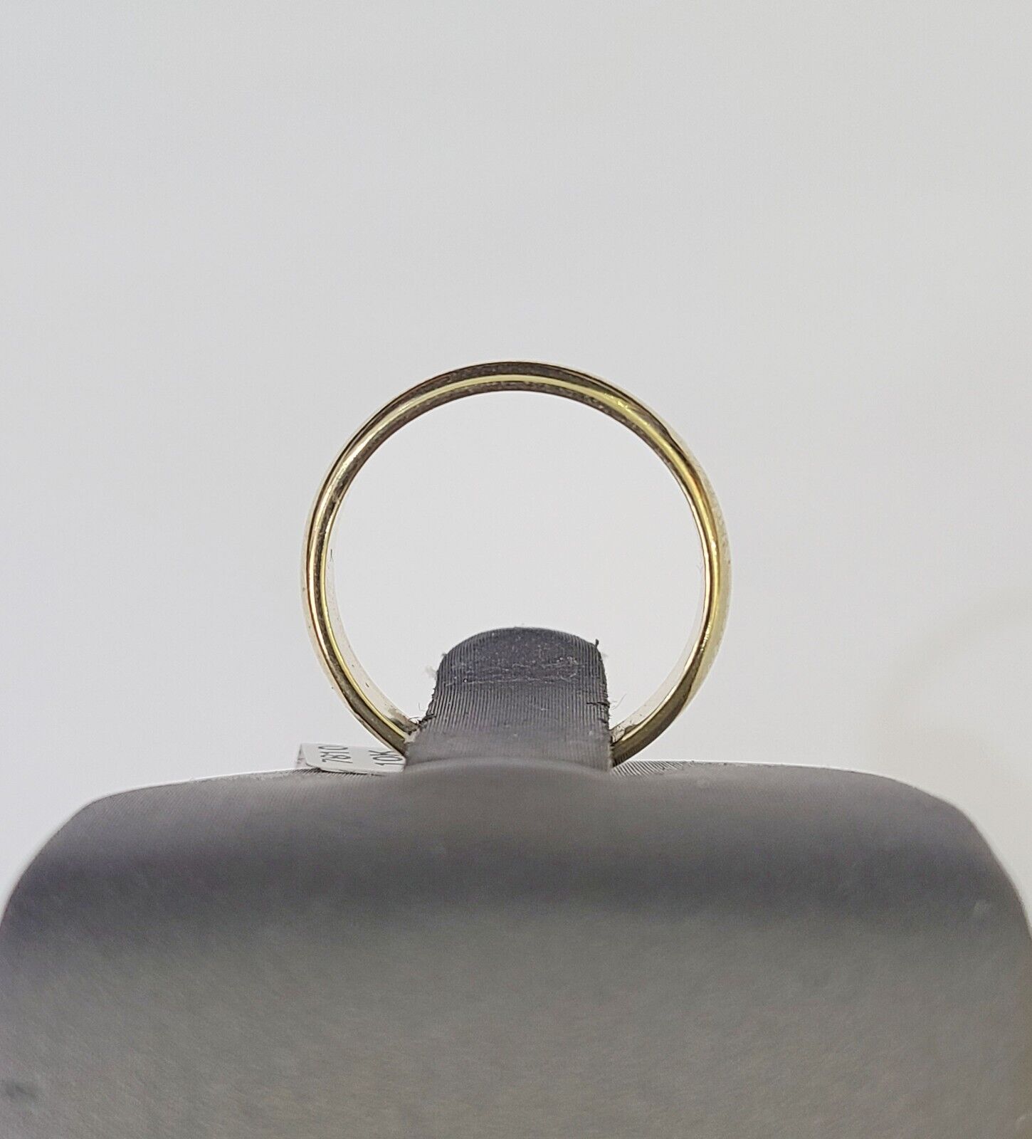 Real 10k Yellow Gold Ring Band Wedding Engagement Size 7 Women Ring - GoldenlinQ