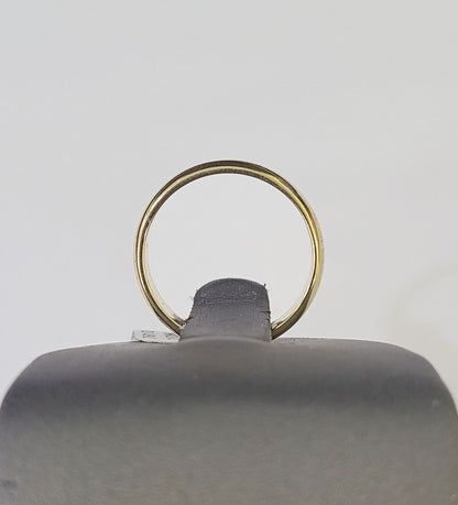 Real 10k Yellow Gold Ring Band Wedding Engagement Size 7 Women Ring - GoldenlinQ