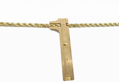 Real 10K Yellow Gold Rope Chain 7mm Necklace 18 - 30'' Inches Lobster Lock 10kt - GoldenlinQ