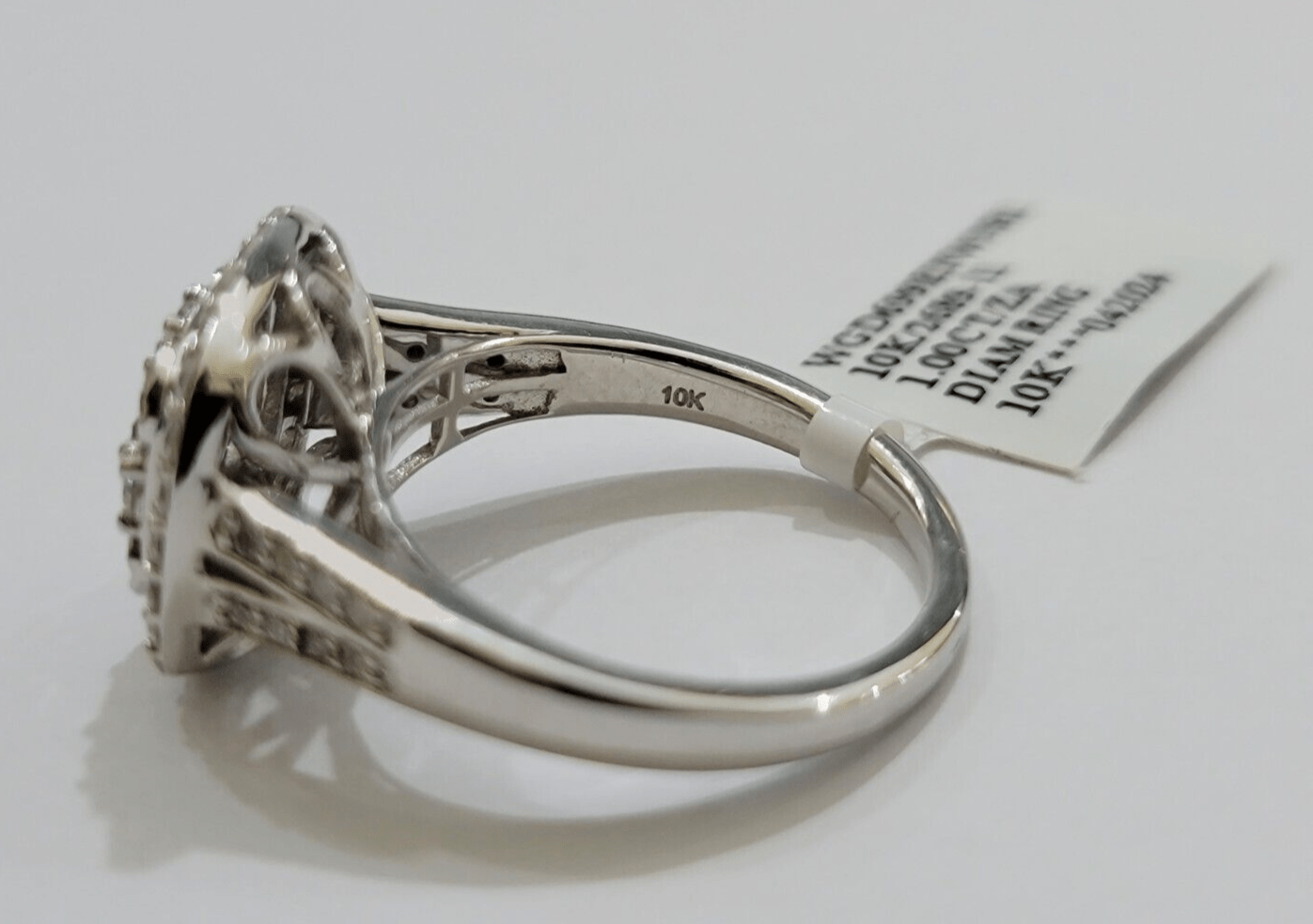 Real 10kt Gold 1CT Diamond Ring Women Band Natural Genuine Band Wedding 10k SALE - Reva Jeweler