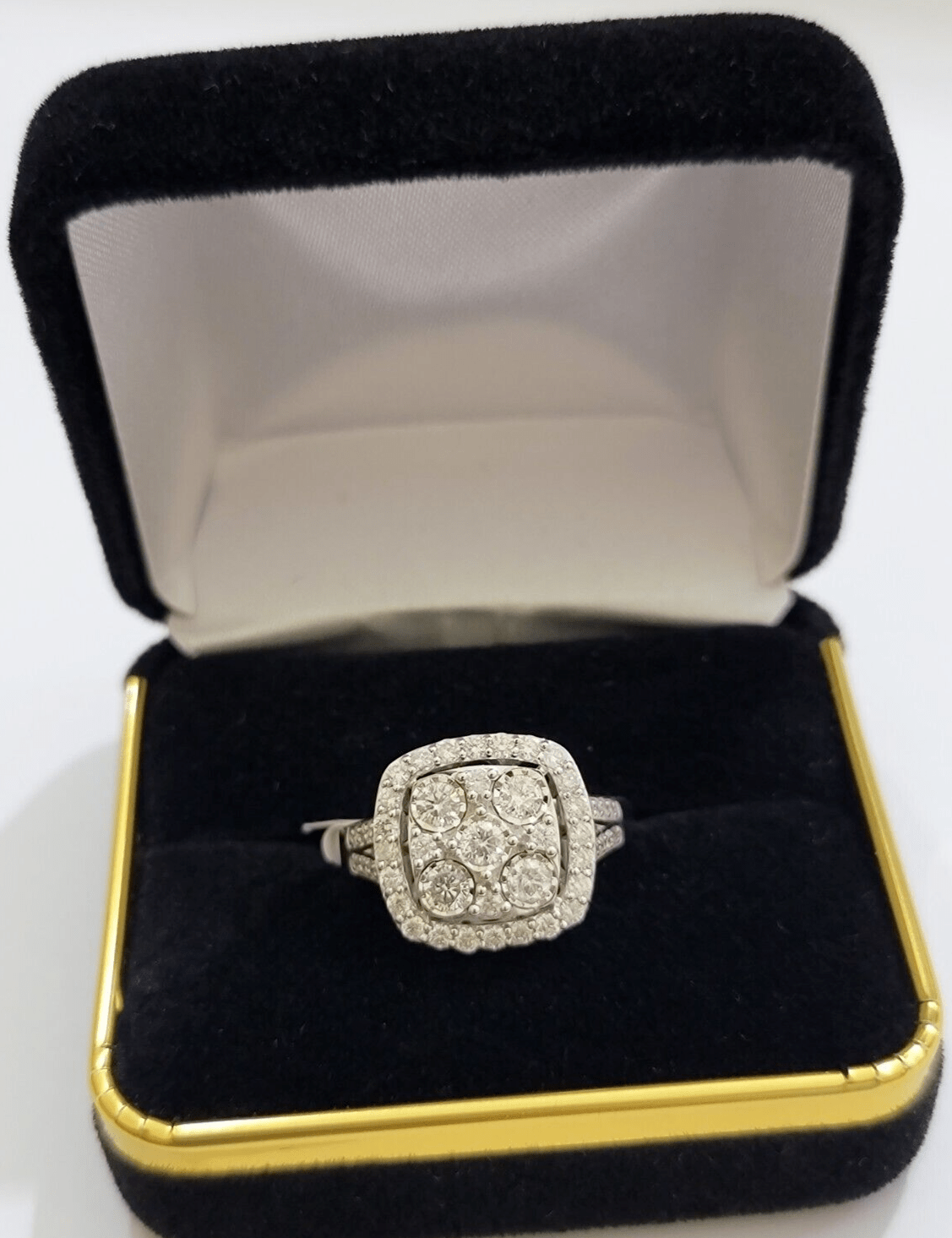 Real 10kt Gold 1CT Diamond Ring Women Band Natural Genuine Band Wedding 10k SALE - Reva Jeweler