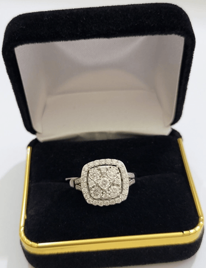 Real 10kt Gold 1CT Diamond Ring Women Band Natural Genuine Band Wedding 10k SALE - Reva Jeweler