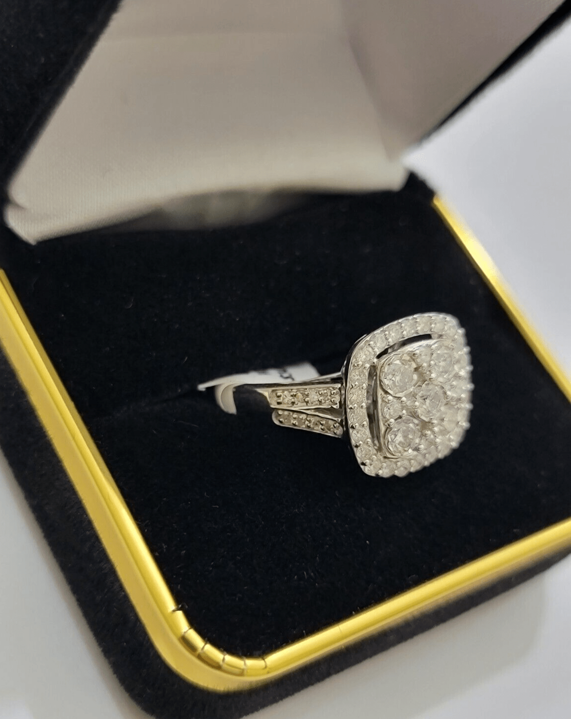 Real 10kt Gold 1CT Diamond Ring Women Band Natural Genuine Band Wedding 10k SALE - Reva Jeweler