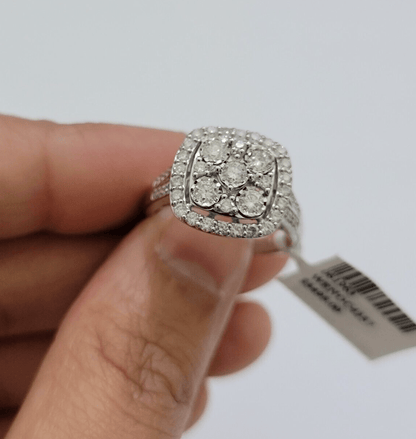 Real 10kt Gold 1CT Diamond Ring Women Band Natural Genuine Band Wedding 10k SALE - Reva Jeweler