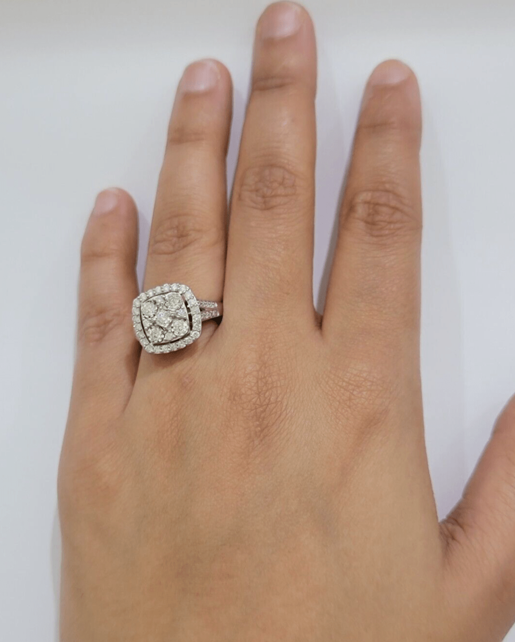 Real 10kt Gold 1CT Diamond Ring Women Band Natural Genuine Band Wedding 10k SALE - Reva Jeweler